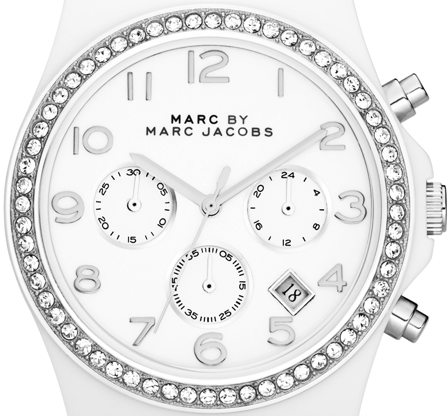 Marc by Marc Jacobs Watches MBM4537 Womens White polycarbonate bracele