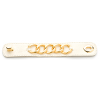CC Skye Jewellery  CC SKYE - CREAM LEATHER BRACELET