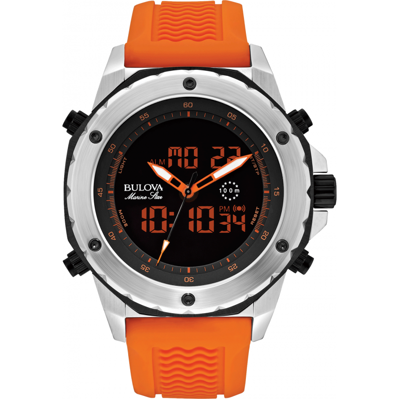 bulova men's watch chronograph 98c121