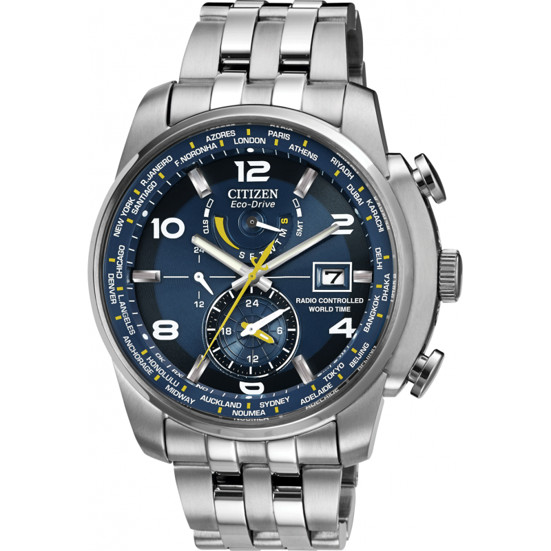 eco drive world time