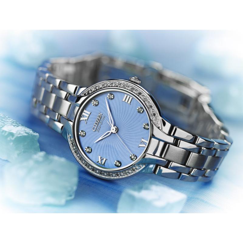 citizen eco drive watch with diamonds