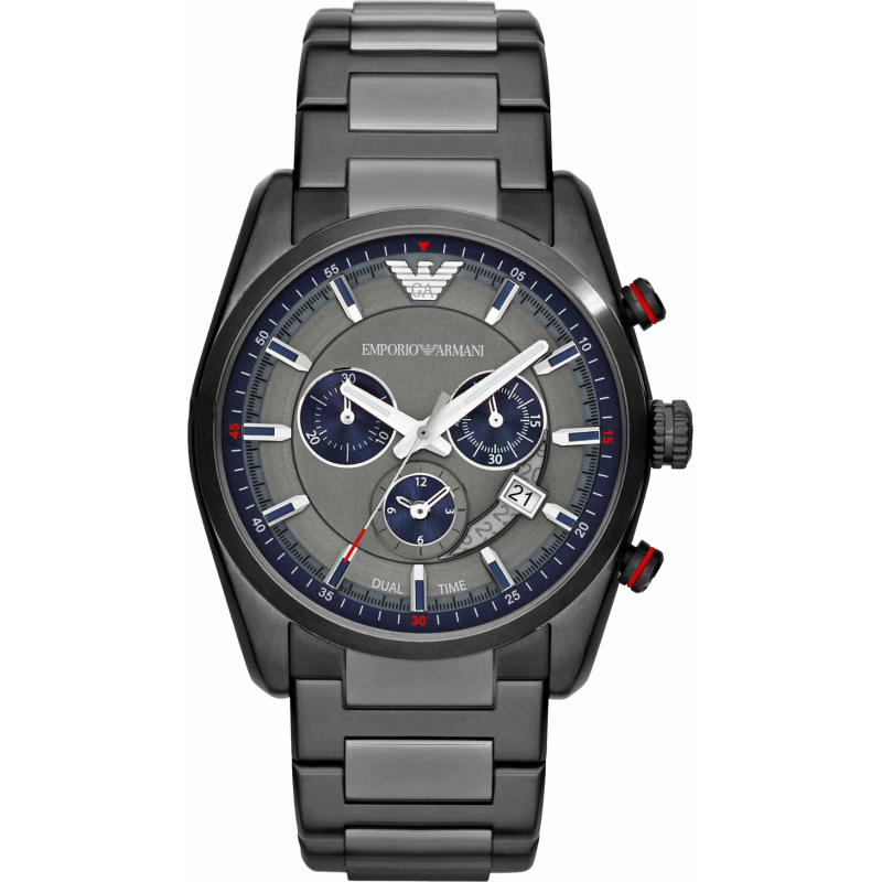 emporio armani ar6088 tazio men's chronograph watch