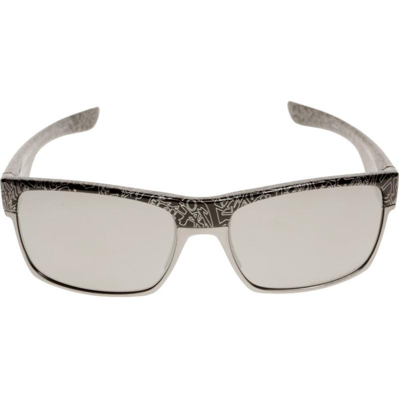 Oakley Two Face Polished Black/Silver Ghost Text OO918914 Shade Station