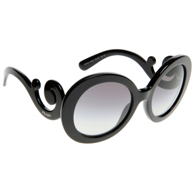 prada sunglasses with swirl on side