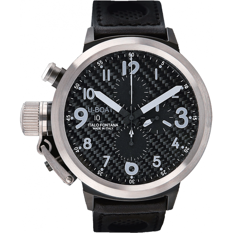 Luxury Men Watches UBoat Watches Men's Flight Deck Steel Bezel Watch 50STEELBEZEL