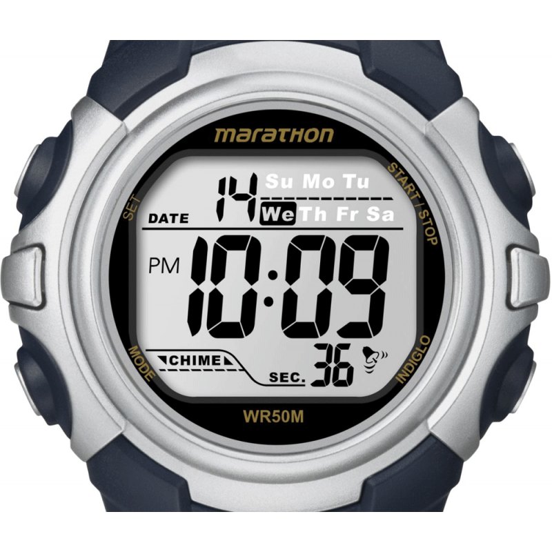 timex marathon watch setting instructions