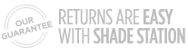 Returns are easy with Shade Station