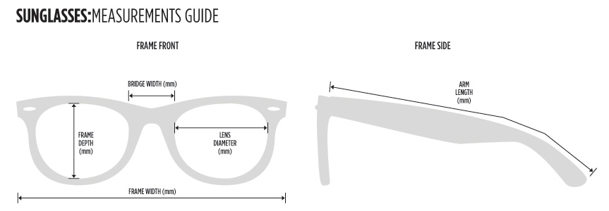 Junior Wayfarer Size Chart