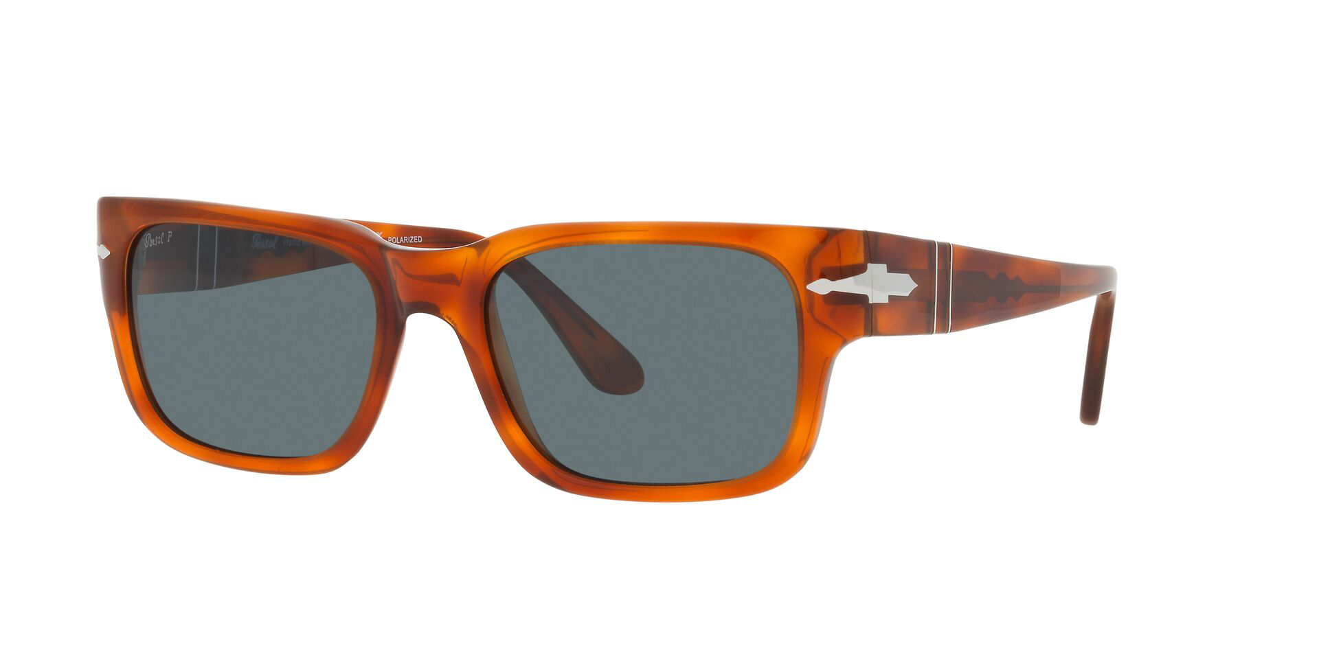 Persol PO1935S Sunglasses - Unisex, Square Frame, 100% UV Protection, Black With Green Lenses - View #10