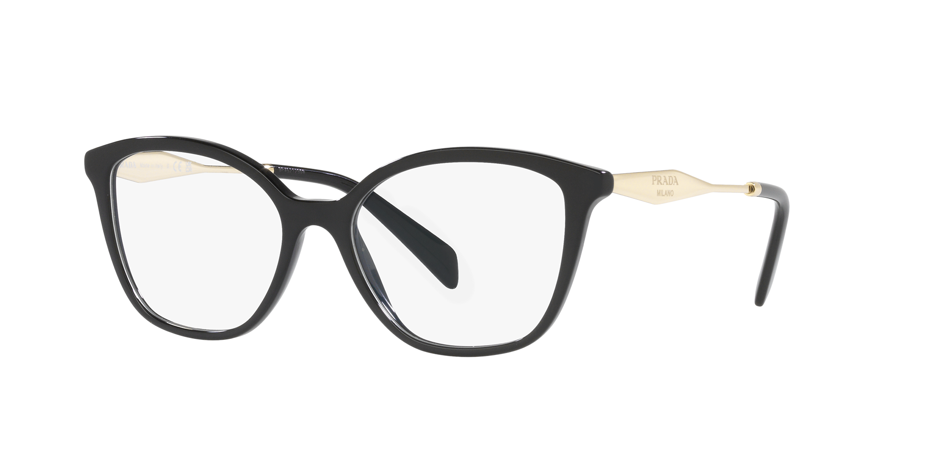 Prada EYEGLASSES PR16ZV-1AB1O1-53 New with case Prada PR 16ZV Eyeglasses | LensCrafters main image 4