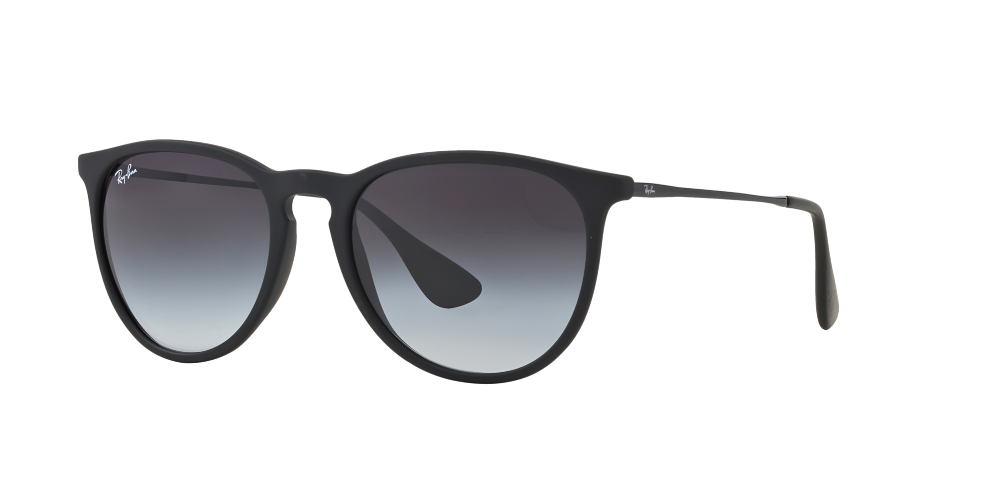 Ray-Ban Matte Black Sunglasses - Unisex Chris RB4187 Gradient Lens‎ Ray-Ban 54mm Chris Brown Gradient Sunglasses - Brown (RB4187  main image 3