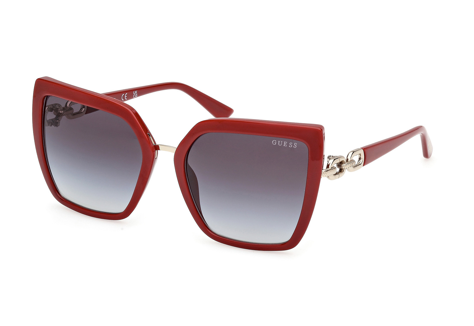 Guess Sunglasses GU00162-57W-55 New with tags Guess GU00162 57W shiny beige 55/17/140 WOMAN Sunglasses  main image 2