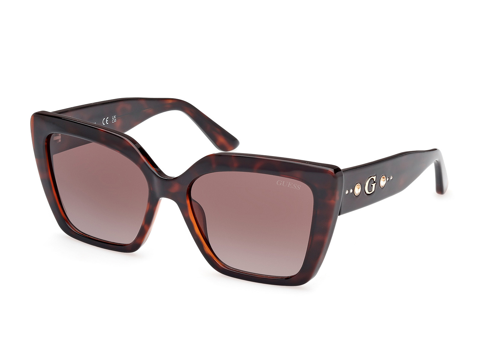 Guess Sunglasses GU00162-57W-55 New with tags Guess GU00162 57W shiny beige 55/17/140 WOMAN Sunglasses  main image 3
