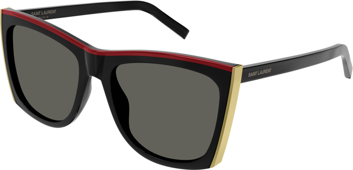 NEW SAINT LAURENT WOMEN SQUARE SL539 PALOMA 001 SUNGLASSES SAINT LAURENT PALOMA Saint-Laurent-Grey-Cat-Eye-  main image 2