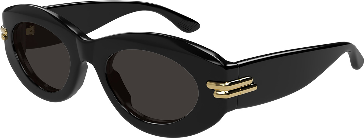 NEW BOTTEGA VENETA BV1362S 001 UNISEX BLACK SUNGLASSES bottega-veneta-bv1362s-004-  main image 3