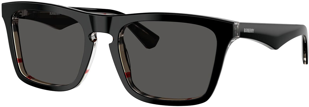 Burberry Sunglasses BE4432U-412187-54 New with tags Burberry BE4432U 412187-54 Top Black On Vintage Check / Dark  main image 3