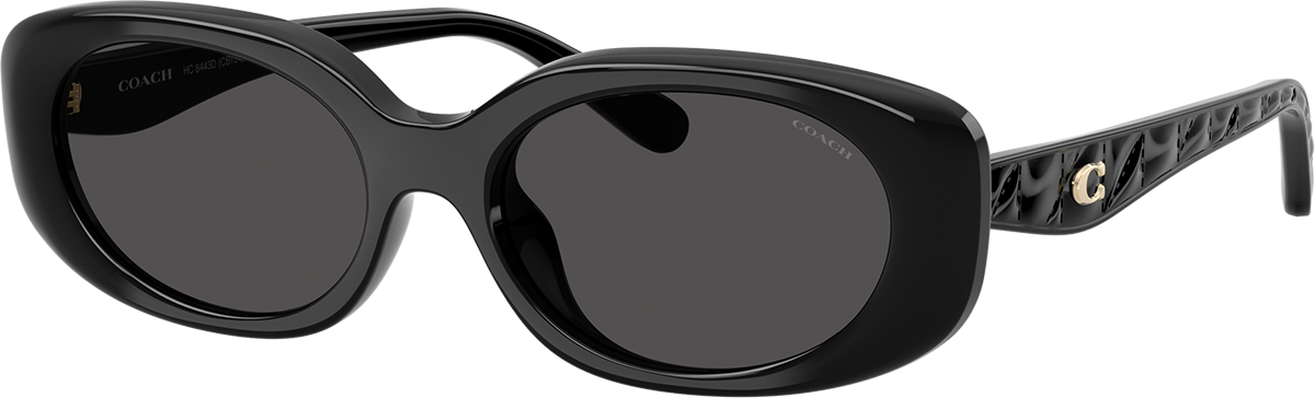 Coach Sunglasses 500273 Coach HC8443D CBY84 - Oval Milky Camel Frame Sunglasses For  main image 2
