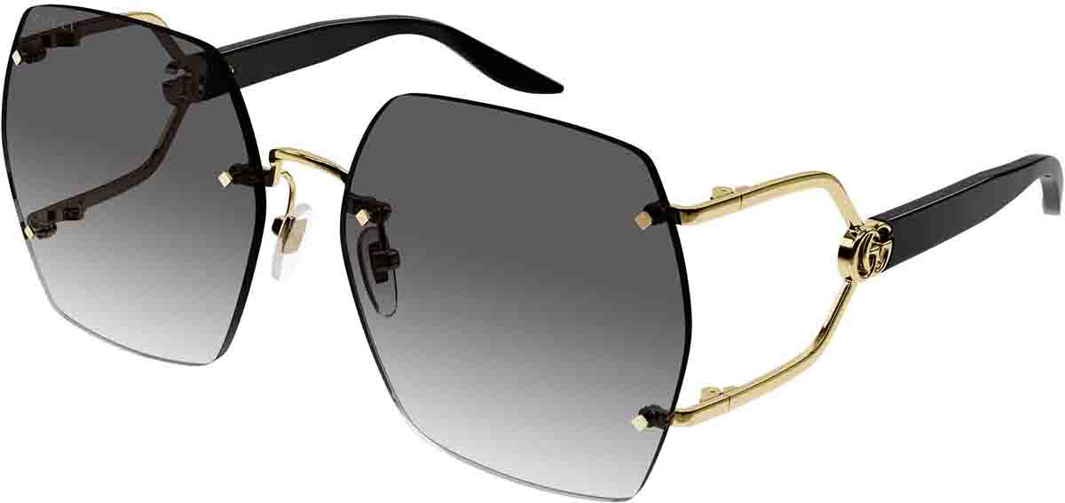 Gucci Women\'s Sunglasses | Style: GG1322SA-001 | Minimalist Gucci GG1922S 001 Sunglasses - US main image 3