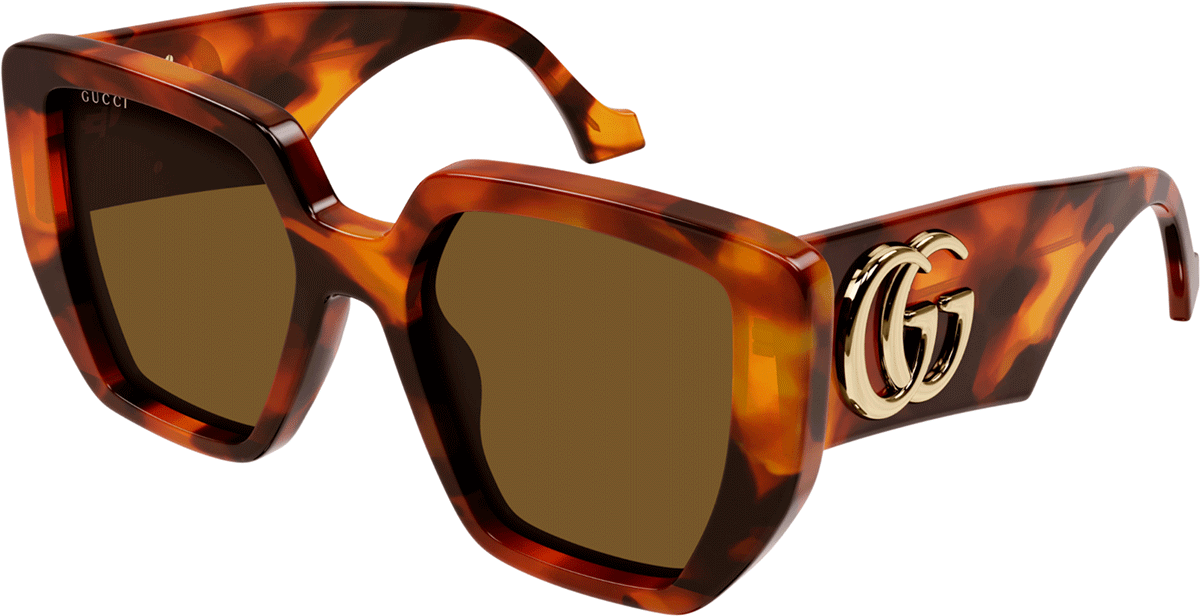 New Authentic Gucci Sunglasses GG0632S 002 Havana/Brown Gradient 56-20-145mm Gucci GG0632S 002 56 Sunglasses | Shade Station main image 3
