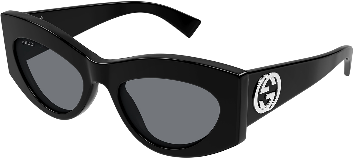 Gucci Sunglasses Gucci Gg1834s 001 Black Black Grey 53/17/145 - NWT Gucci GG1834S 001 53 Prescription Sunglasses | Shade Station main image 4