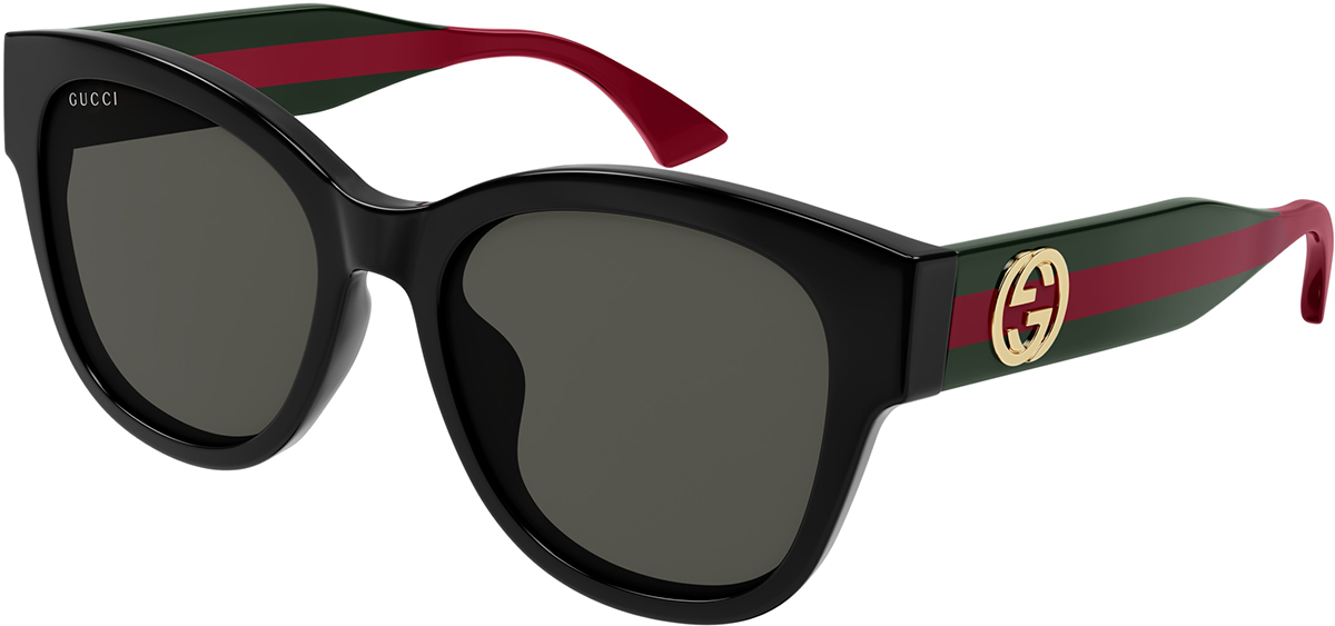 Gucci GG0035S 002 Green Red Stripe Sunglasses 51kg75YUXxL.jpg_BO30,255,255,  main image 3