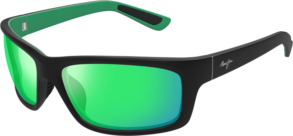 POLAROID PLD 2125/S Sunglasses - Black/Orange Frame With Polarized Lenses (66/18/125) - View #2