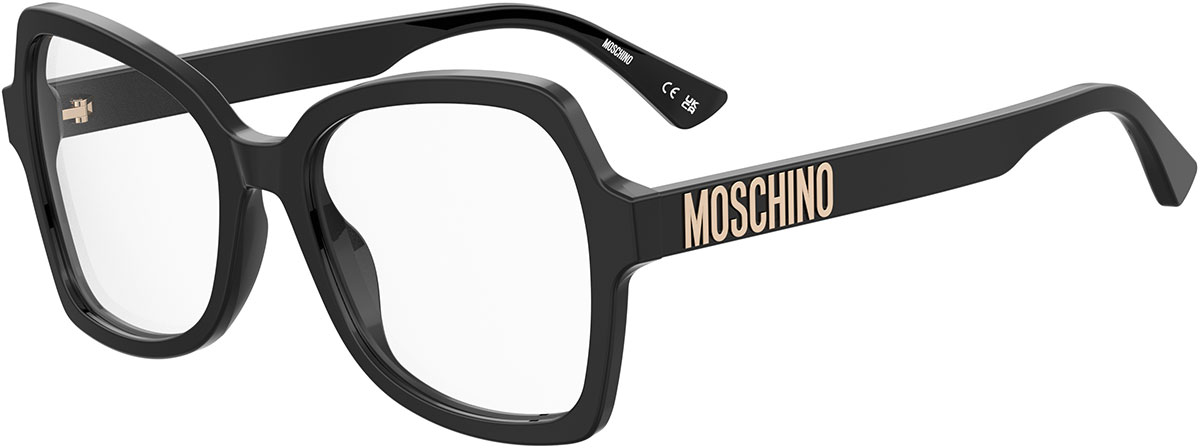 NEW MOSCHINO EYEGLASSES BLACK WOMEN EYEWEAR MOSCHINO MOS631 0807 00 Moschino MOS631 807 52 Prescription Glasses | Shade Station main image 3