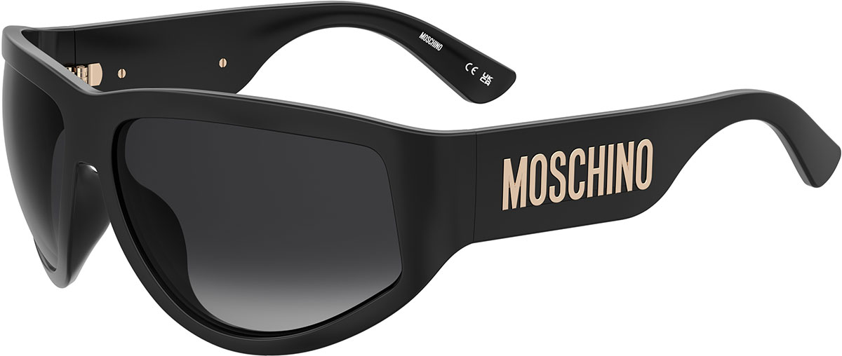 Occhiali Da Sole Moschino Mos063/s 807/IR BLACK, Lenti In Policarbonato, Unisex, Misura 53 - 2