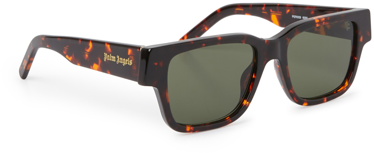 NEW PALM ANGELS SUNGLASSES BLACK UNISEX EYEWEAR PALM ANGELS PERI108 MELROSE 1007 Palm Angels Melrose Dark Grey Rectangular Unisex Sunglasses  main image 3
