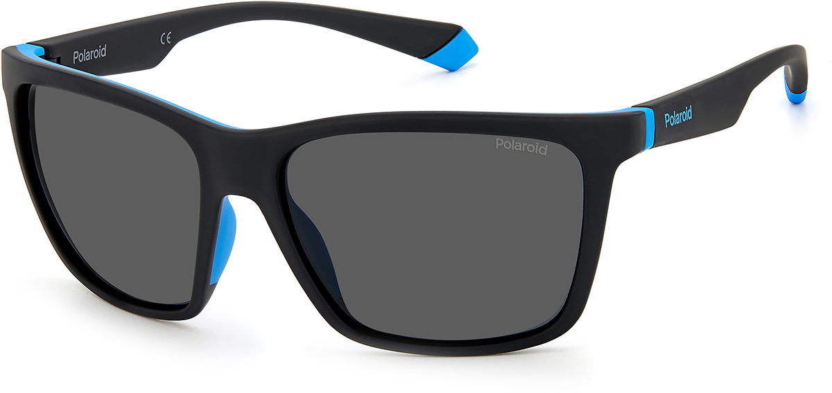 POLAROID PLD 2125/S Sunglasses - Black/Orange Frame With Polarized Lenses (66/18/125) - View #11
