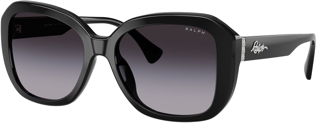 Ralph RA5315U 606636 Black on Opal Grey Pink Gradient Sunglasses NOTE Ralph by Ralph Lauren RA5315U 606636 54 Sunglasses | Shade  main image 2