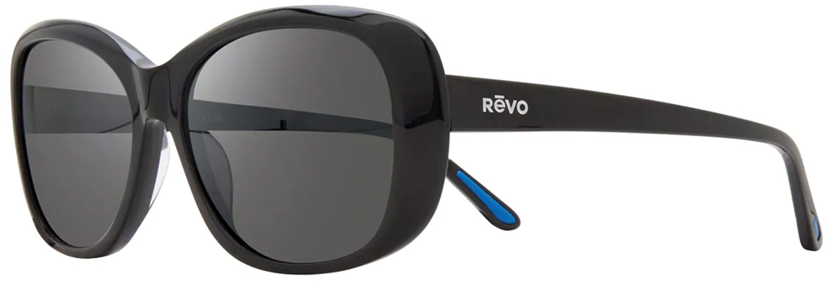 Revo | Daphne RE1101 Revo DAPHNE S Black POLARIZED Gray Lens Cat Eye Sunglass  main image 3