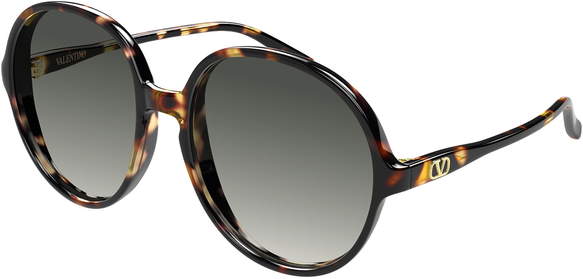Valentino Garavani VLS-177-A-59 59mm New! Valentino VLS 177A Black Sunglasses , Authentic main image 2