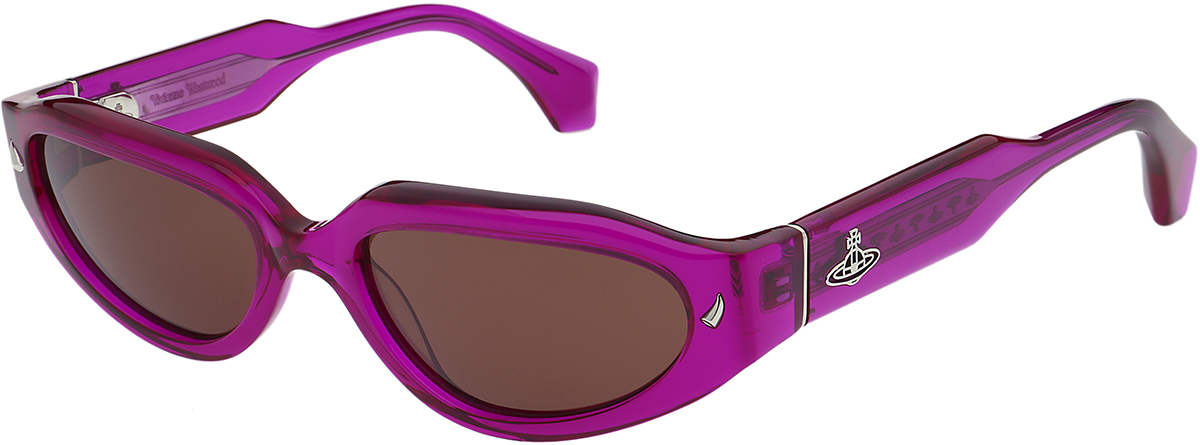 NEW VIVIENNE WESTWOOD VW5095 203 Iridescent Pink Frame / Solid Green Lens Vivienne Westwood VW5013 PINK 54/19/145 Women main image 3