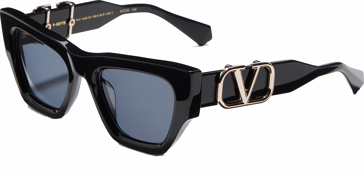 Valentino GOLD - III VLS-138A-53 Sunglasses | Shade Station display picture 1