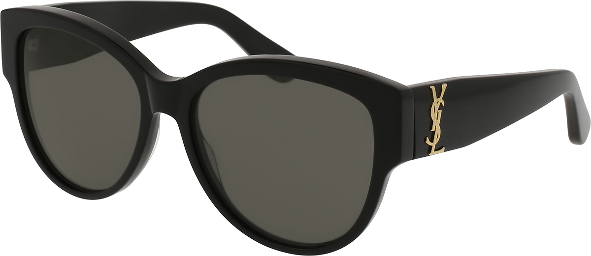 Saint Laurent Style: SL M70-002 | Women\'s Sunglasses | Black + Gold Saint Laurent SL-M107 002 Sunglasses Women main image 2