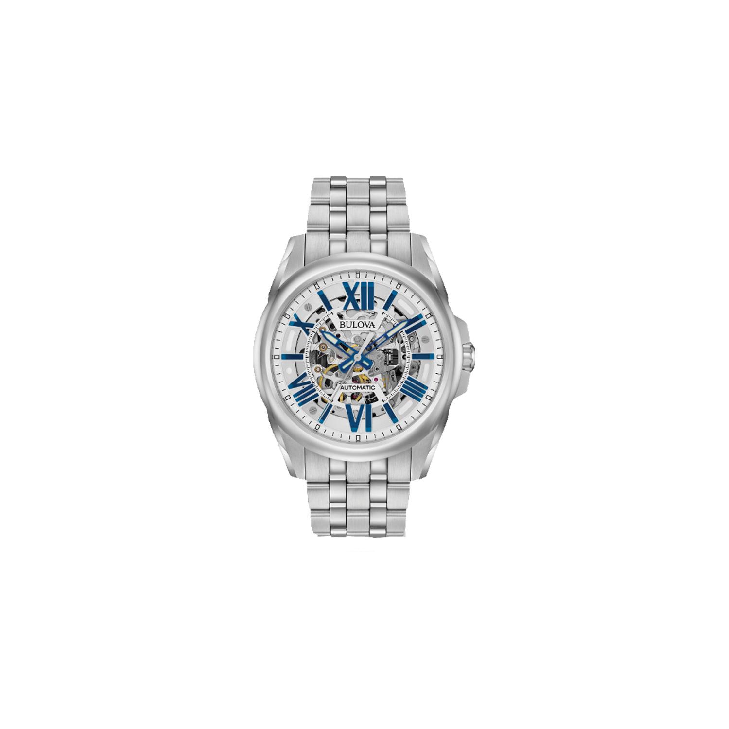Bulova men's automatic watch 96a187 outlet