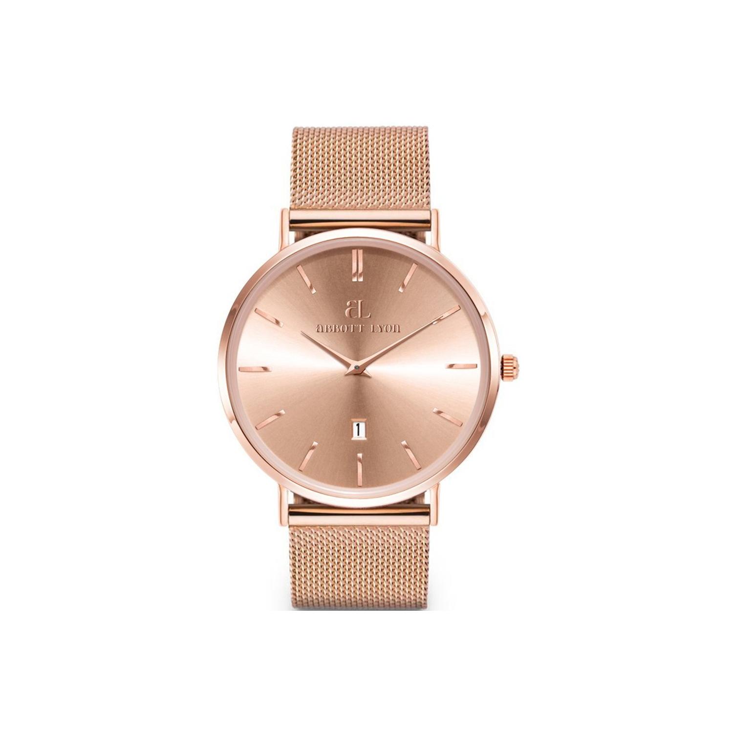 Abbott lyon sale watch rose gold