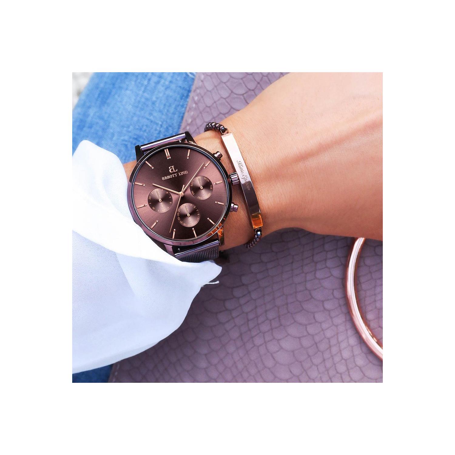 Abbott Lyon The Mocha Chain Nueva SA176 Watch Shade Station