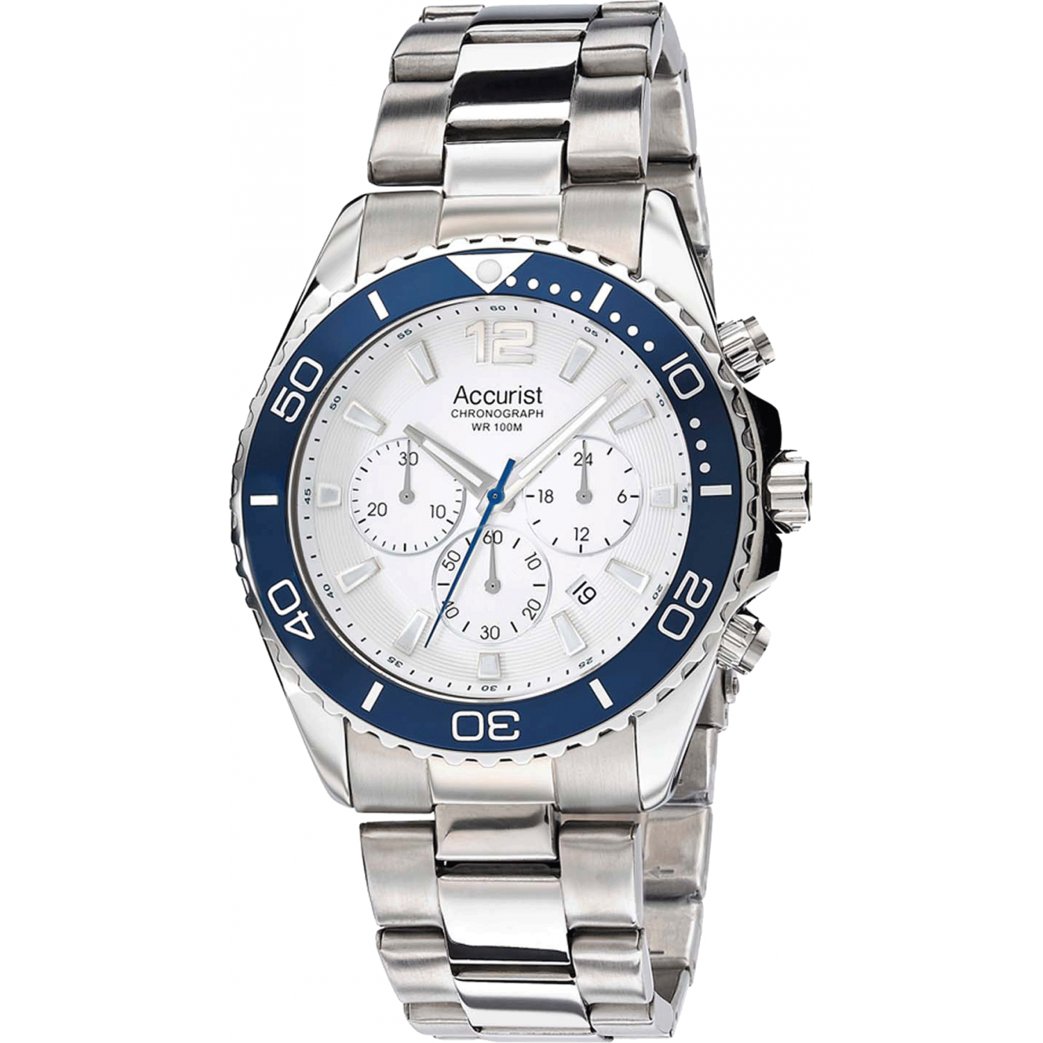 Accurist chronograph wr100m store