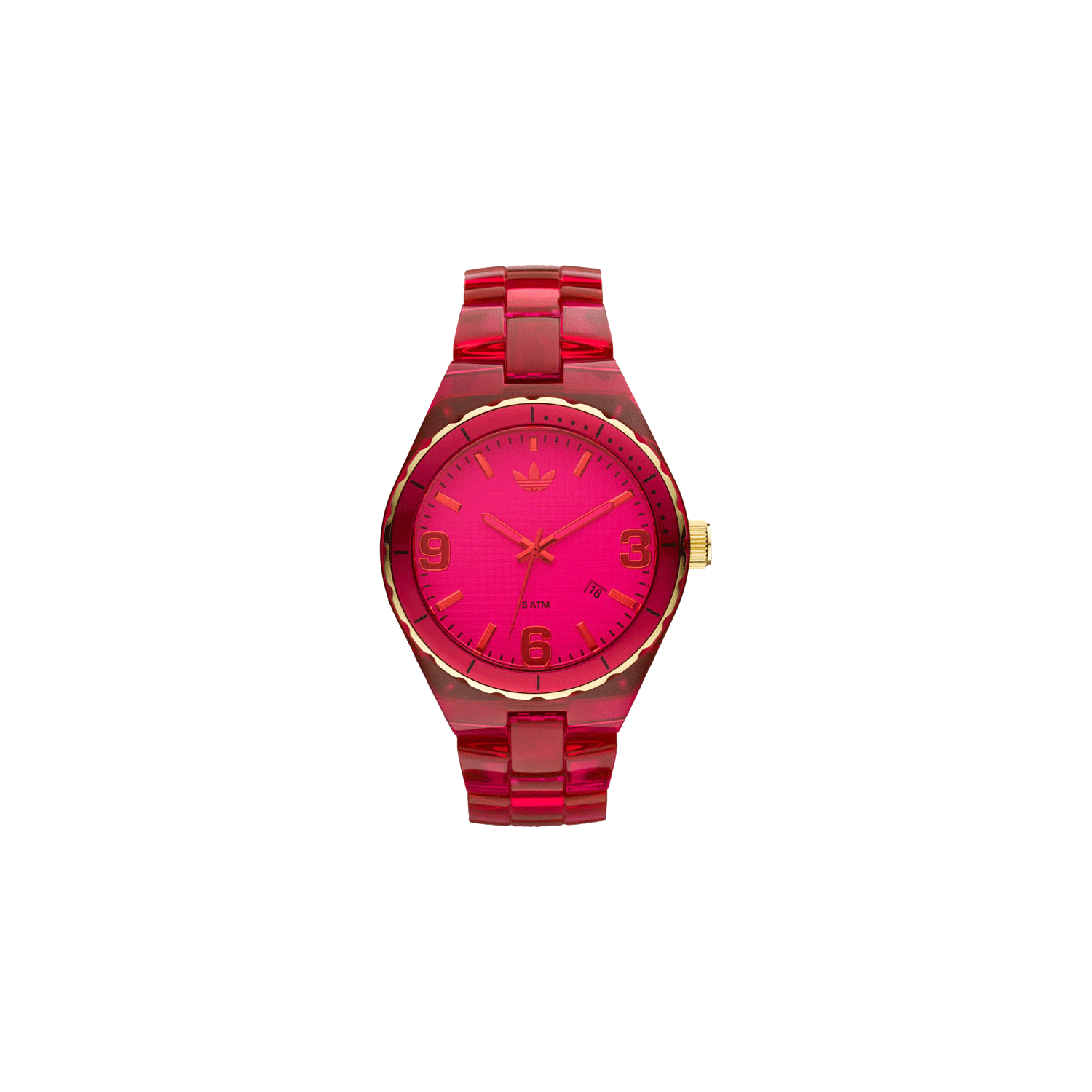 Adidas pink watch sales