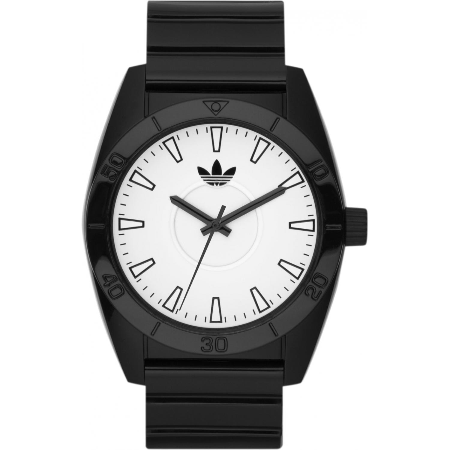 Adidas santiago watch black deals
