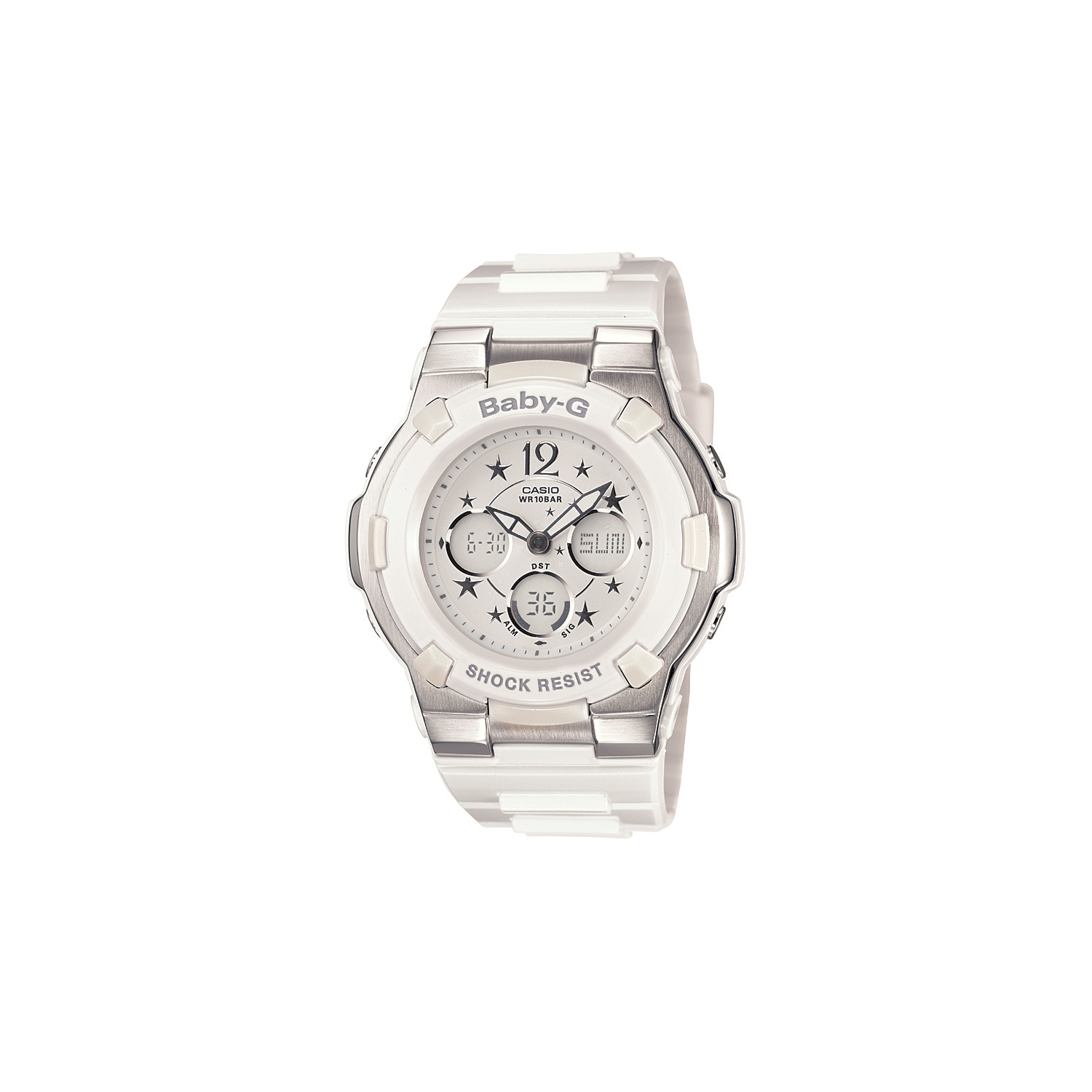 Baby g silver watch online