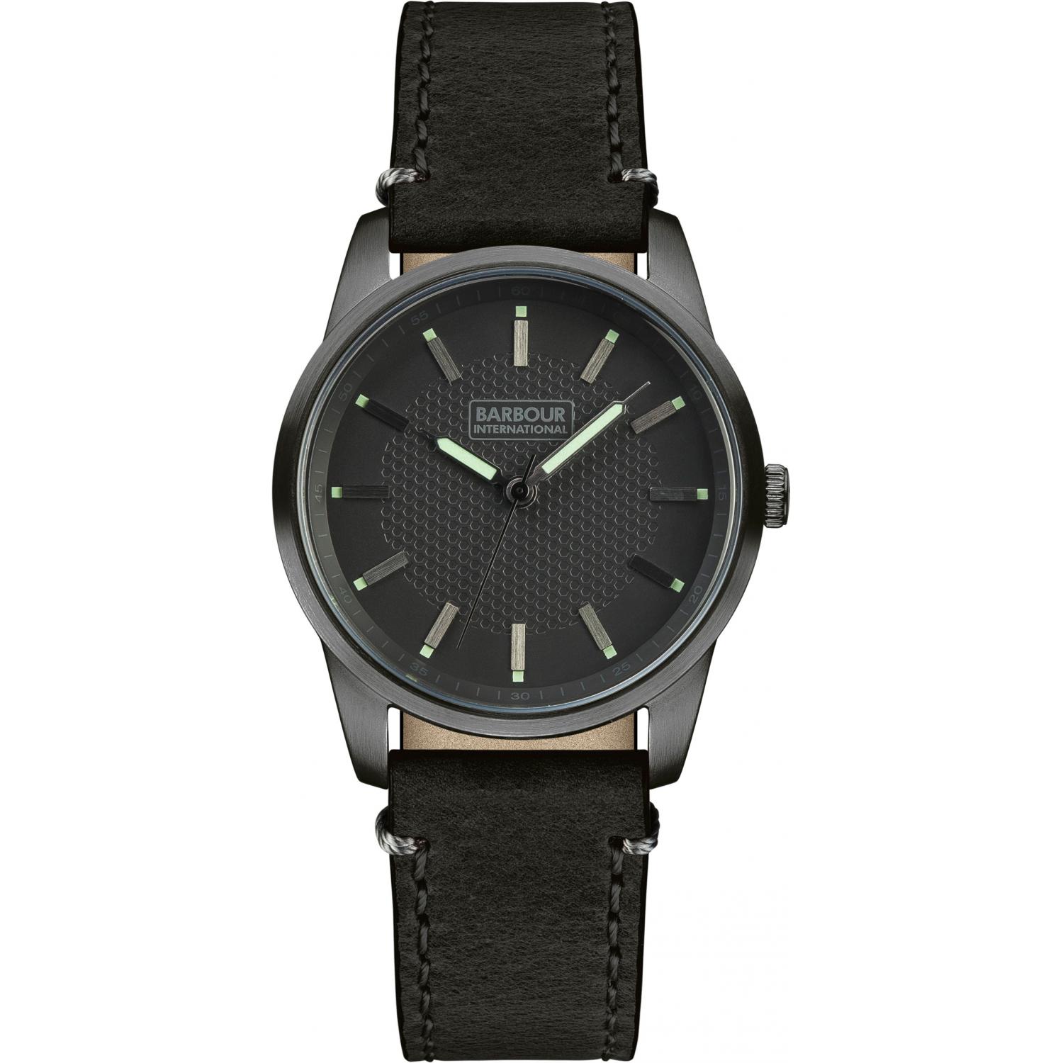 Barbour black watch sales