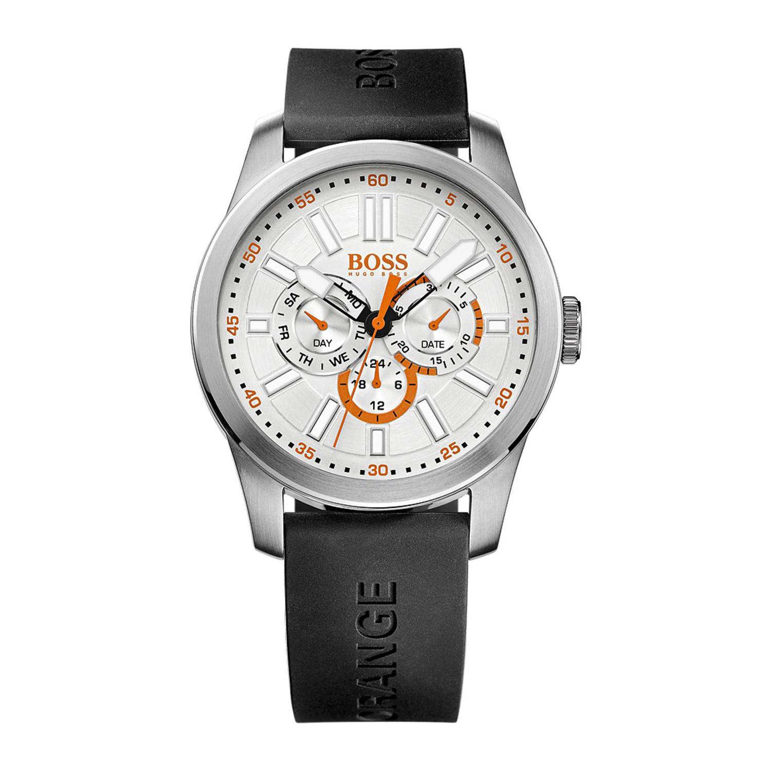 Hugo boss online watches orange