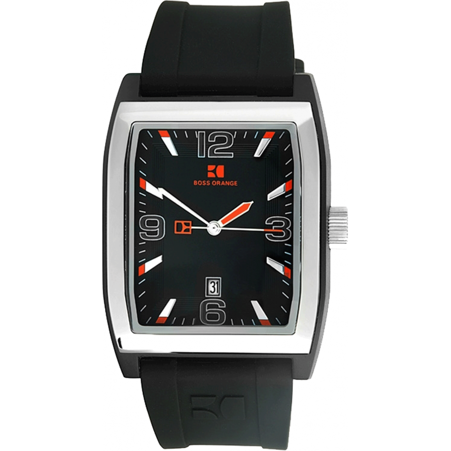 Hugo boss watch hotsell orange face black strap