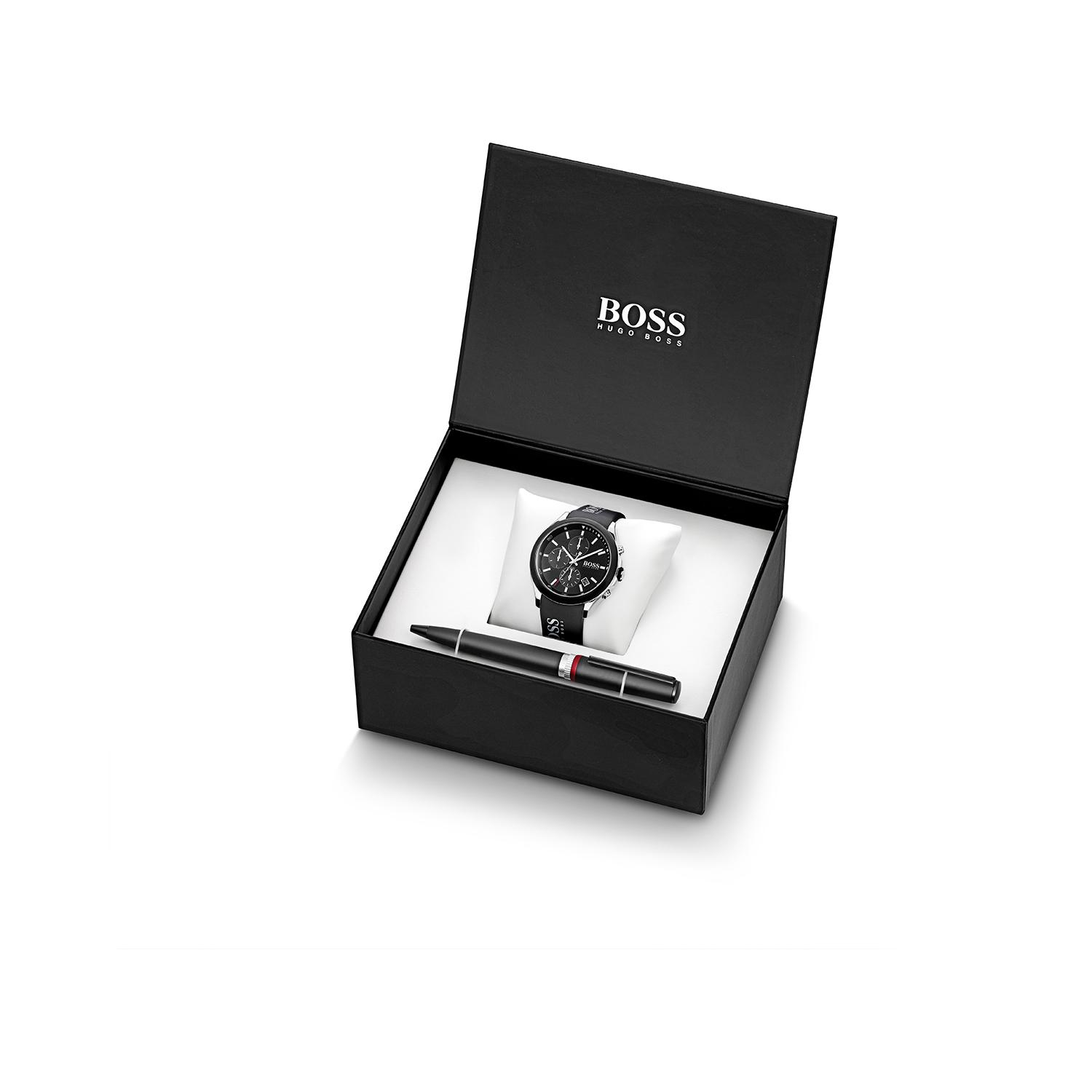 Hugo boss watch and sales pen set