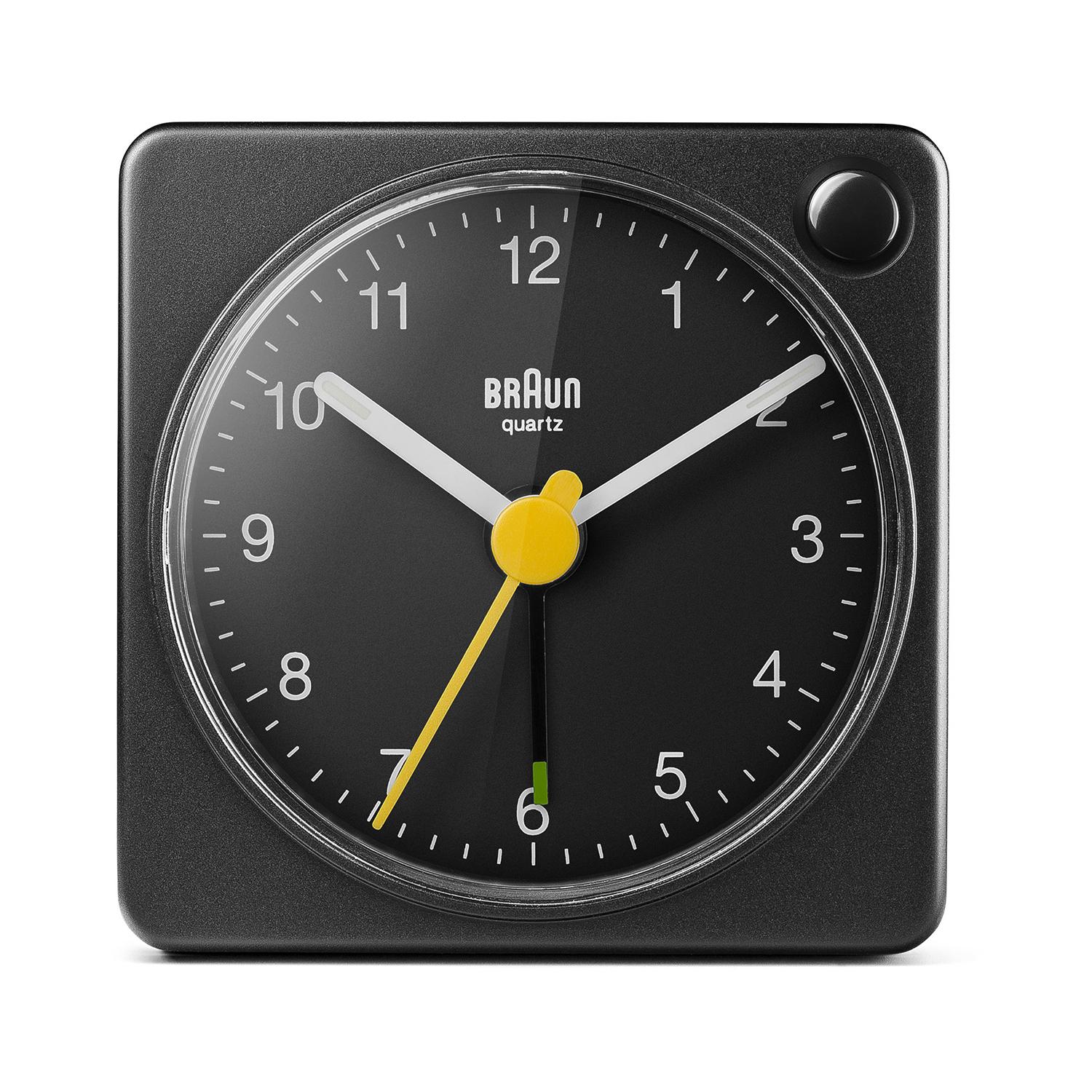 Braun Clocks Classic Travel Alarm Clock BC02XB Watch Shade Station