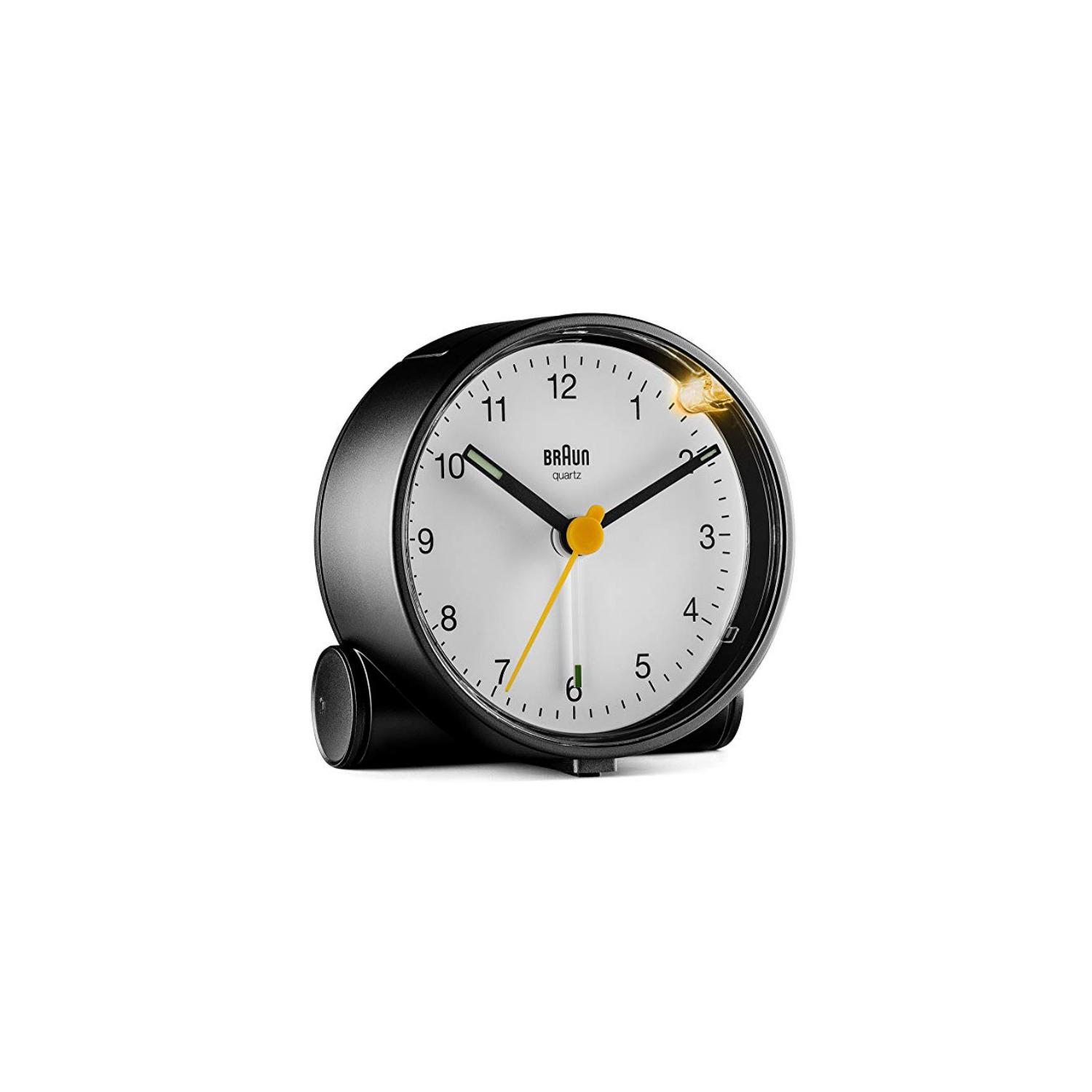 Braun Clocks Classic Alarm Clock BC01BW Watch Shade Station