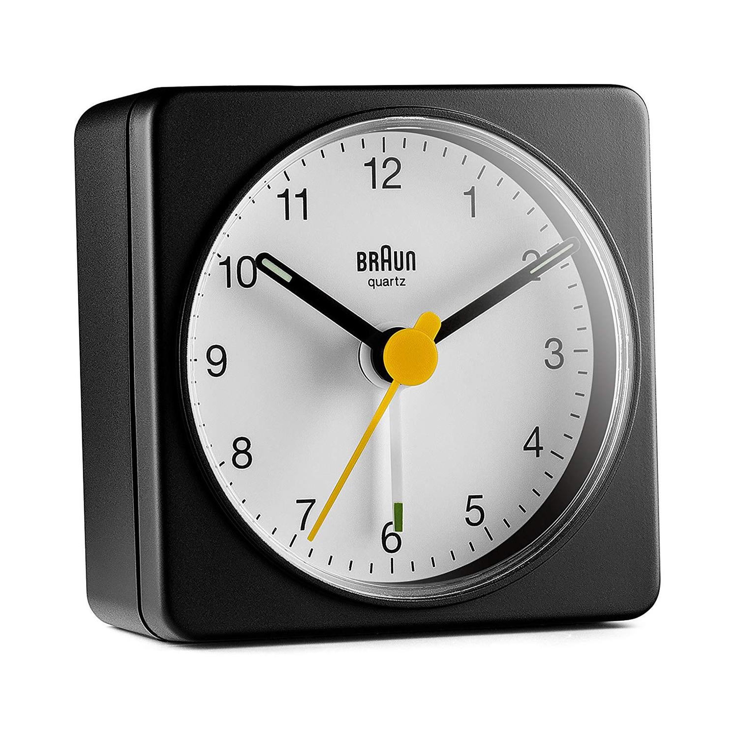 Braun Clocks Classic Alarm Clock BC02BW Watch Shade Station